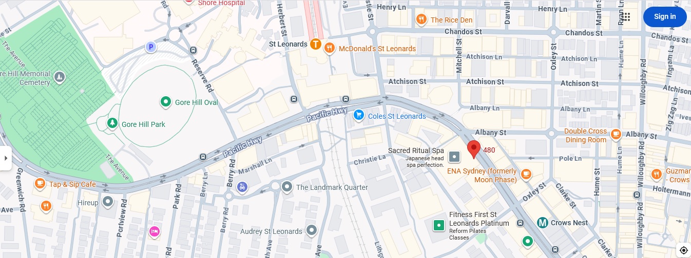 480 Pacific Highway St Leonards, NSW, 2065 480 Pacific Highway St Leonards, NSW, 2065